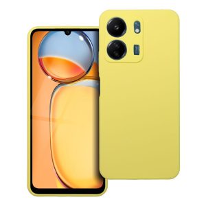 Case for Xiaomi Redmi 13C Silicone 2mm (camera protection) yellow