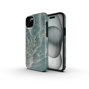 FORCELL F-PROTECT Mirage, Military Drop-Tested case compatible with MagSafe for IPHONE 16 PLUS green marble 4 142dbe1e77de8b2857e354189c85a721