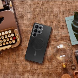 GENTLEMAN MAG COVER Case compatible with MagSafe for SAMSUNG S25 ULTRA black 5 1638f627bacecdb56f580f45265d5e10