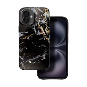 FORCELL F-PROTECT Mirage, Military Drop-Tested case compatible with MagSafe for IPHONE 16 PLUS black marble 5 183279d228eeda5b6b7da57304b5c3d7