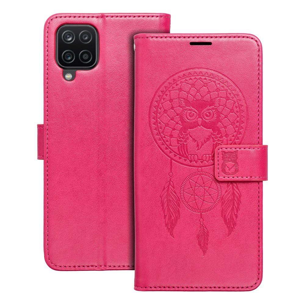 Flip case for Samsung A12 / M12 Mezzo Book dreamcatcher magenta Flip case for Samsung A12 / M12 Mezzo Book dreamcatcher magenta