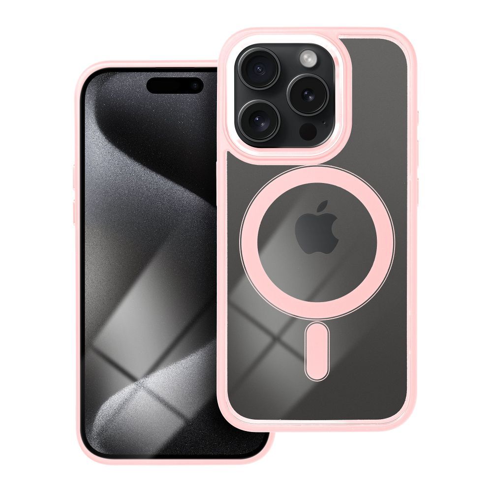 COLOR EDGE MAG COVER case compatible with MagSafe for IPHONE 15 Pro pink COLOR EDGE MAG COVER case compatible with MagSafe for IPHONE 15 Pro pink
