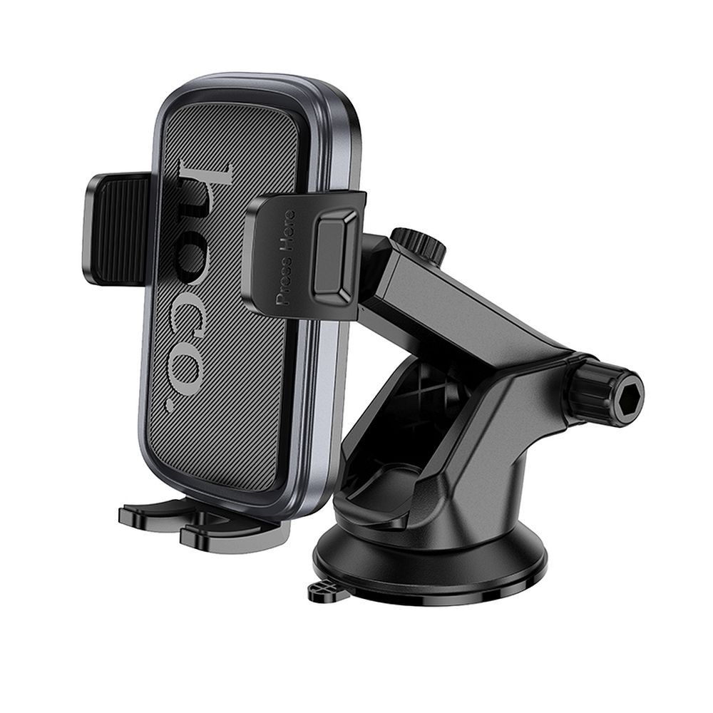 Car phone holder Hoco windshield / dashboard H79 black and gray Car phone holder Hoco windshield / dashboard H79 black and gray