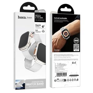 HOCO λουράκι για Apple Watch 38 / 40 / 41 mm AS101 metal γκρι 4 1d02b8387d501b2084cc04b649702784
