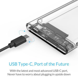ORICO θήκη για 2.5" SATA HDD/SSD 2139C3, 5Gbps, διάφανη 4 2139C3 CR EP 3