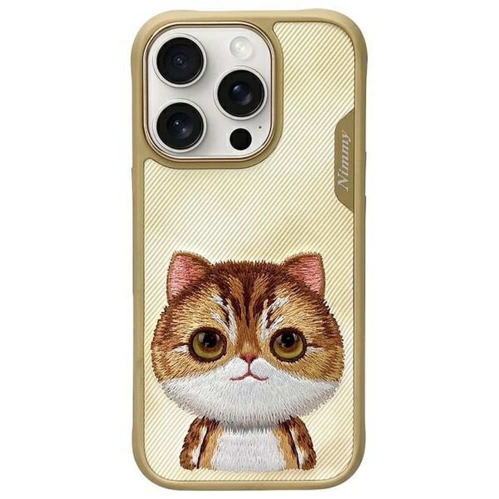 NIMMY case BIG EYED PET 2.0 Cat for IPHONE 16 Pro Max khaki NIMMY case BIG EYED PET 2.0 Cat for IPHONE 16 Pro Max khaki