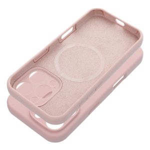 Θήκη iPhone 17 Pro Max Silicone 2mm MagSafe Compatible sand pink 4 Case SILICONE 2mm for IPHONE 17 Pro Max compatible with MagSafe sand pink
