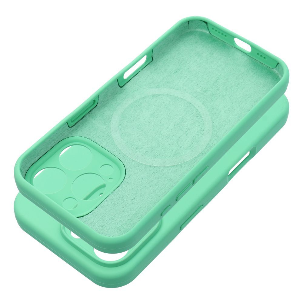 Case SILICONE 2mm for IPHONE 17 Pro Max compatible with MagSafe mint Case SILICONE 2mm for IPHONE 17 Pro Max compatible with MagSafe mint