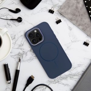 FRAME MAG COVER Case compatible with MagSafe for IPHONE 15 PRO navy blue 3 3b787ff2556d6f393c46b9cb8a2d9f6e