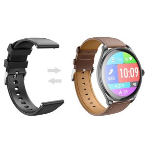 Smartwatch με Ελληνικό μενού - Κλήσεις & Αθλητικές λειτουργίες AMOLED Y22 Μαύρο 2 3ff1f56ff8af243d93e0ab91a84fee7e