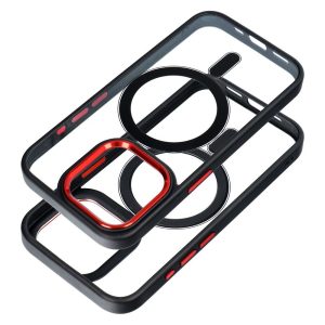 COLOR EDGE MAG COVER case compatible with MagSafe for IPHONE 16 Pro Max black red 3 43d4a49bd215926b44f97a1e24813fd6