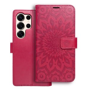 Flip case for Samsung S25 ULTRA Mezzo Book mandala magenta