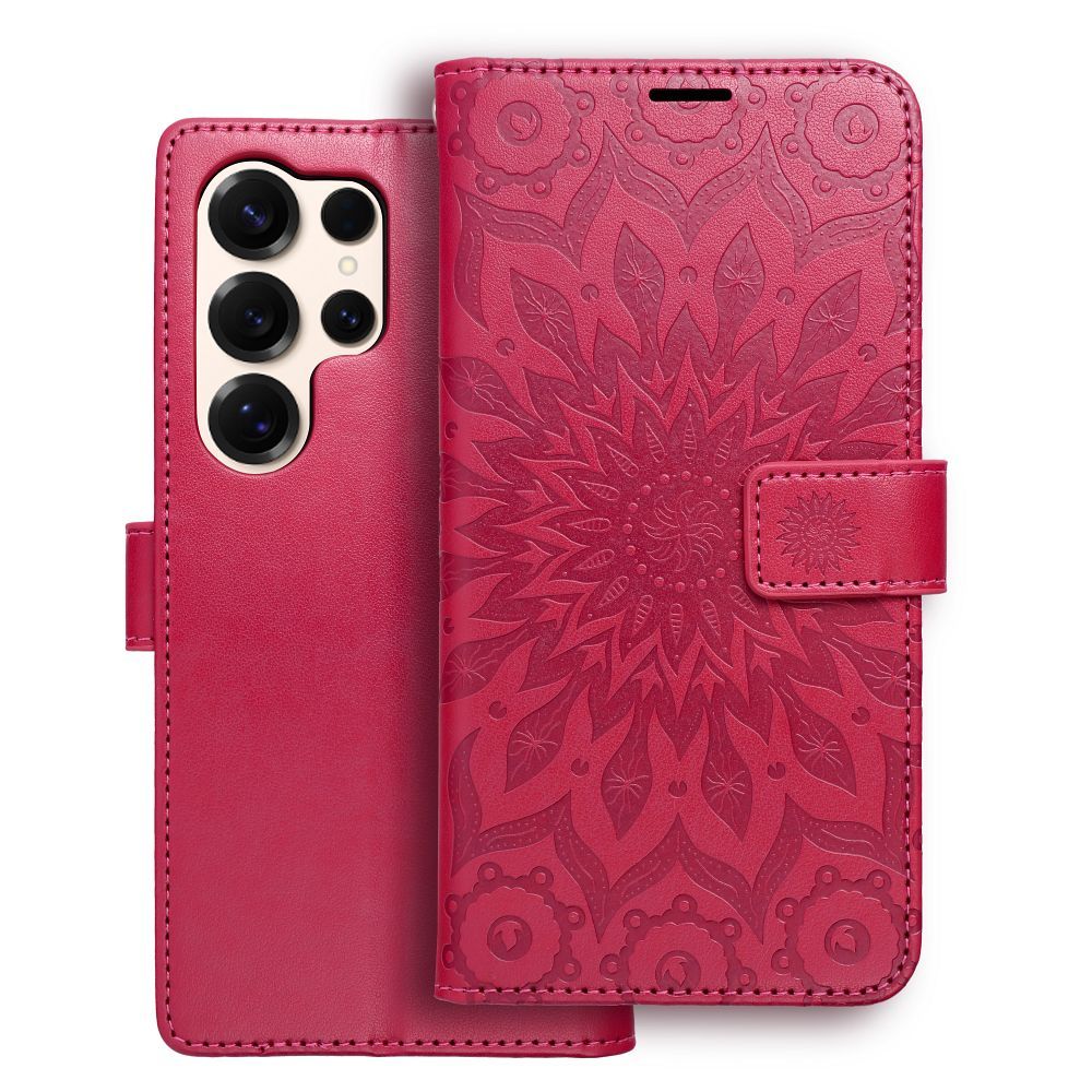 Flip case for Samsung S25 ULTRA Mezzo Book mandala magenta Flip case for Samsung S25 ULTRA Mezzo Book mandala magenta