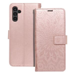 Flip case for Samsung A13 5G / A04S Mezzo Book mandala rose gold