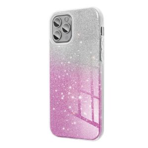 Case for Samsung A55 5G Shining transparent pink