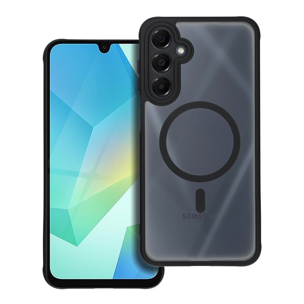 Case for Samsung A16 5G / A16 4G Full Matte Mag Cover compatible with MagSafe black Case for Samsung A16 5G / A16 4G Full Matte Mag Cover compatible with MagSafe black