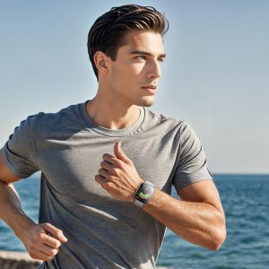 Smartwatch με Ελληνικό μενού, παλμογράφο & κλήσεις AMOLED Y28 Ασημί 5 5a395532b70415052ec3c39c139934bc