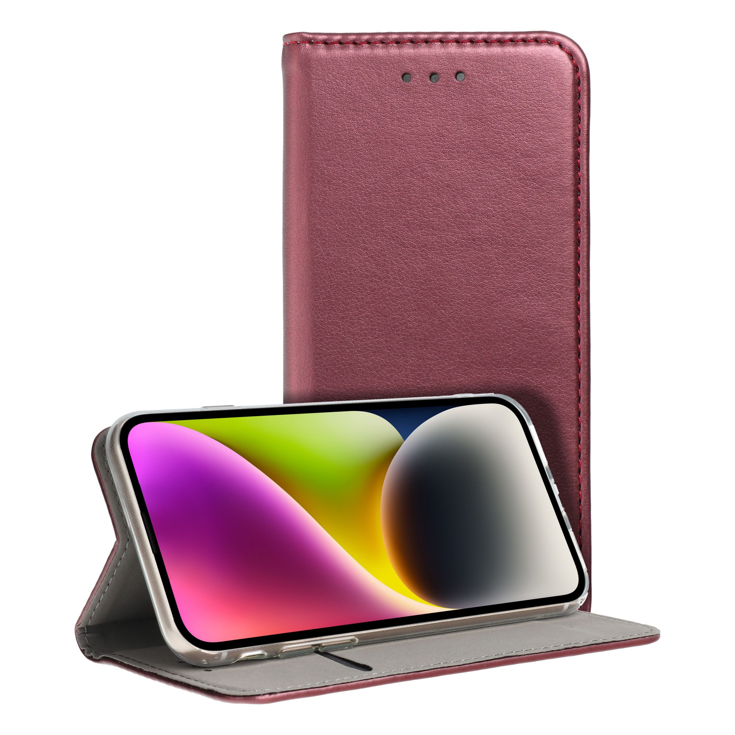 Flip case for Motorola G86 5G Smart Magneto burgundy Flip case for Motorola G86 5G Smart Magneto burgundy