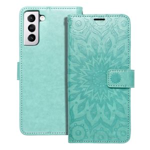 Flip case for Samsung A12 / M12 Mezzo Book mandala green