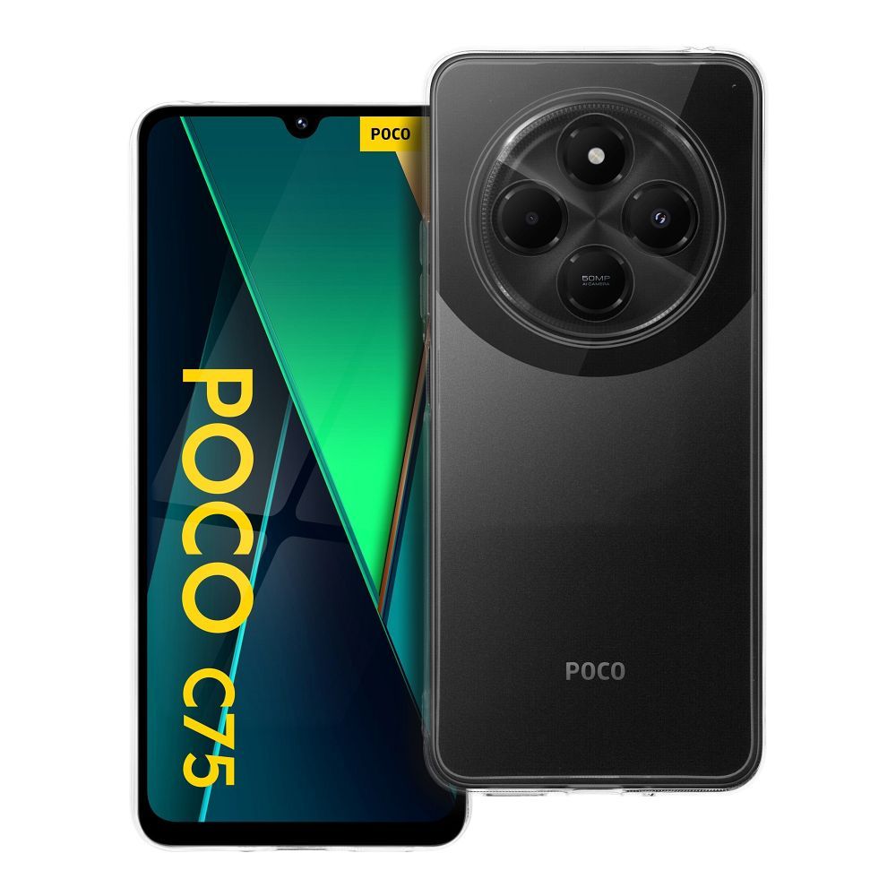 Case for Xiaomi Poco C75 Clear Case 2 mm (camera protection) transparent Case for Xiaomi Poco C75 Clear Case 2 mm (camera protection) transparent