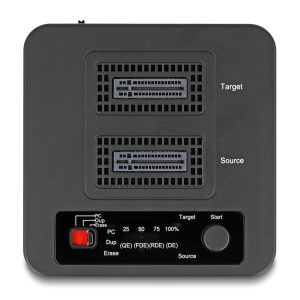 DELOCK docking station για M.2 NVMe SSD 64300, 2 θέσεων, 20Gbps, clone/erase function, μαύρο 4 clone/erase function