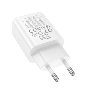 Φορτιστής Πρίζας HOCO N60 20W USB-C PD / QC – Λευκό (EU Plug) 2 64a51f7e1788f070dca4b6eeecc4d34c