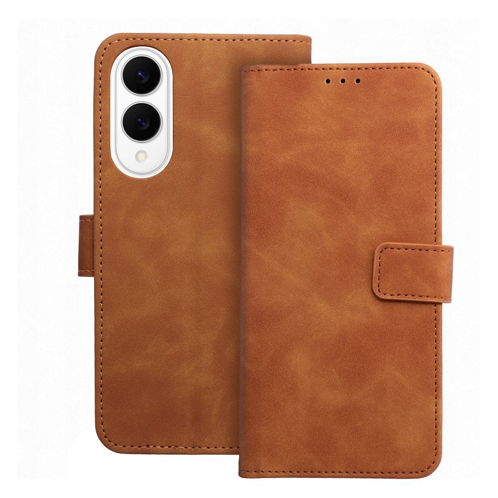 TENDER Book Case for SAMSUNG S25 Edge brown TENDER Book Case for SAMSUNG S25 Edge brown