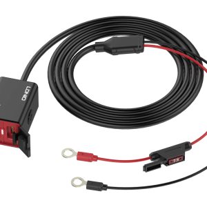 LDNIO φορτιστής μοτοσυκλέτας C108 με καλώδιο, USB/USB-C, 60W, μαύρος 3 60W
