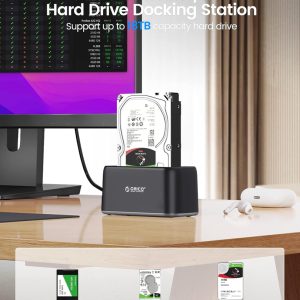ORICO docking station για 2.5" ή 3.5" SATA HDD/SSD 6819C3-V1, 5Gbps, μαύρο 2 5Gbps