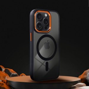 COLOR EDGE MAG COVER case compatible with MagSafe for IPHONE 14 Pro black gold 3 6c096903a3a6f65d8d182f5ae82c4c7e