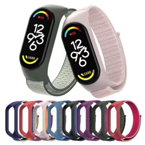 Nylon strap for XIAOMI Mi Band 5 / 6 / 7 black (05) 5 6c0fd68bf8ca97cdff269760a4ae364b