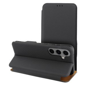 Flip case for Samsung S25 PLUS Folio Side Magnet gray