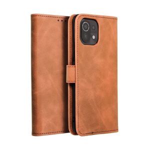 TENDER Book Case for XIAOMI Mi 11 Lite 5G / Mi 11 Lite LTE ( 4G ) / Mi 11 Lite NE brown 4 6dca868f8bad879f1d757bdd9c240895