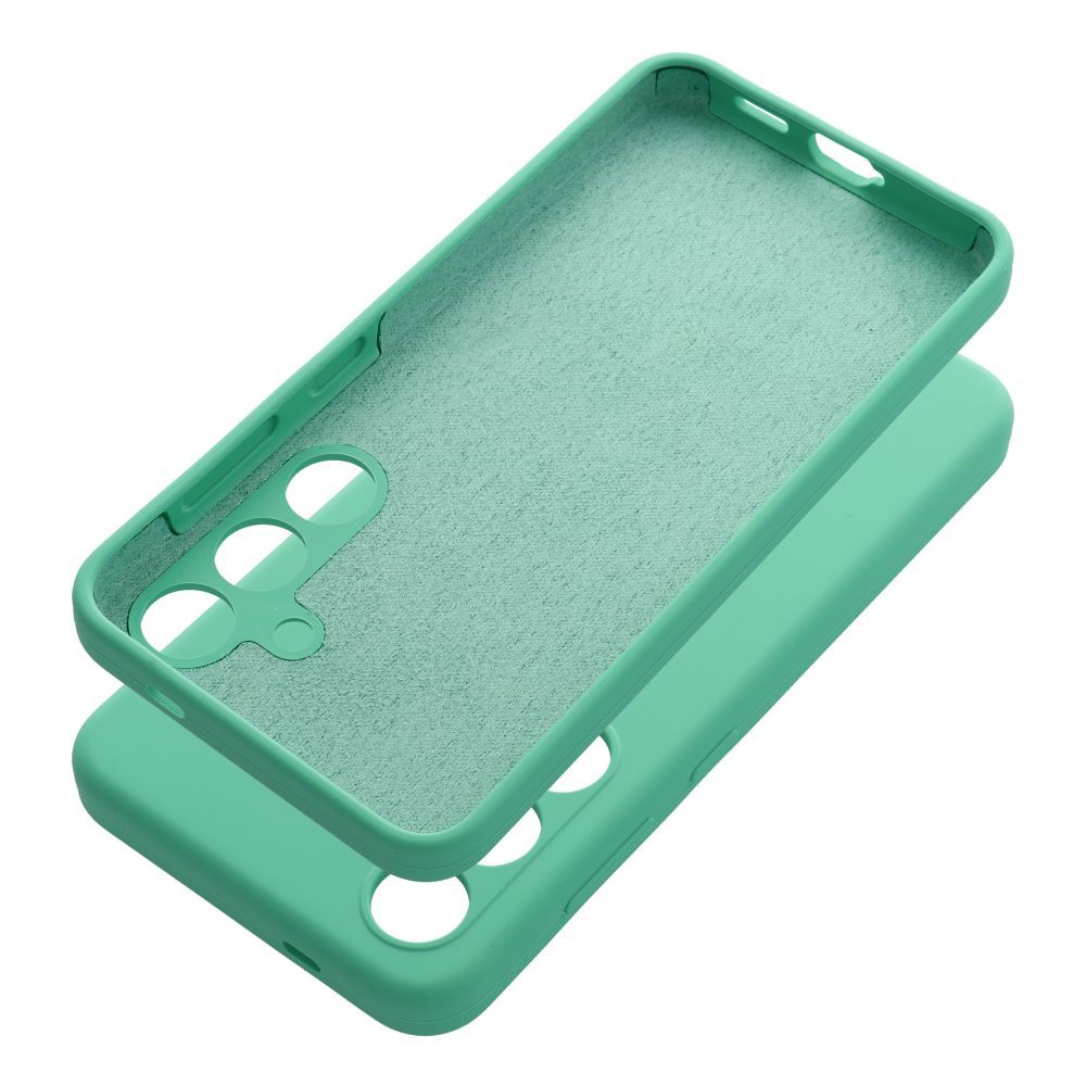 Case for Samsung S24 FE Silicone 2mm (camera protection) mint Case for Samsung S24 FE Silicone 2mm (camera protection) mint