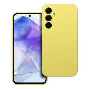 Case for Samsung A55 5G Silicone 2mm (camera protection) yellow