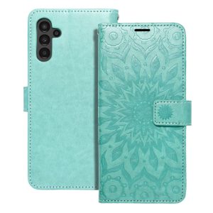 Flip case for Samsung A13 5G / A04S Mezzo Book mandala green