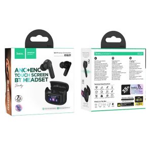 Ασύρματα Ακουστικά bluetooth HOCO with touch screen TWS ANC + ENC EQ21 midnight black 4 8dd0d7387f0674c23fc5d3709cfbfac1