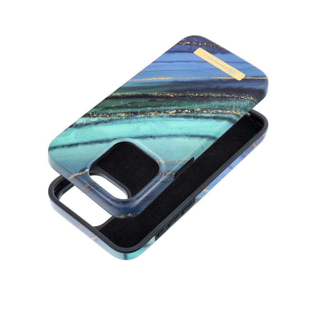 FORCELL F-PROTECT Mirage case compatible with MagSafe for IPHONE 15 Pro Max jade marble FORCELL F-PROTECT Mirage case compatible with MagSafe for IPHONE 15 Pro Max jade marble