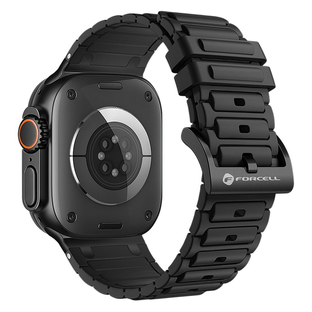 Strap to Apple Watch Forcell F-Design FA06 silicone holes 38 / 40 / 41 mm black Strap to Apple Watch Forcell F-Design FA06 silicone holes 38 / 40 / 41 mm black