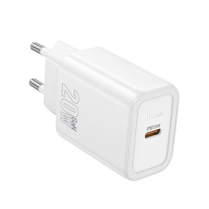 Phone charger Hoco USB C QC PD 20W N60 white