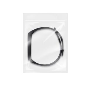 Silicone strap for XIAOMI Mi Band 5 / 6 / 7 black (01) 4 99027f4445aef635e73f2273f02b70ed