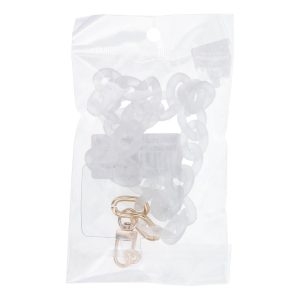 Phone pendant / cord length 40cm (20cm in the loop) / on wrist - white