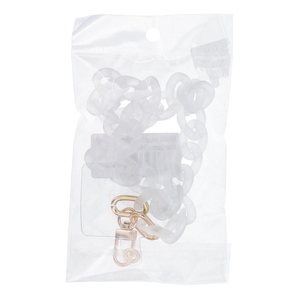 Phone pendant / cord length 40cm (20cm in the loop) / on wrist – white Phone pendant / cord length 40cm (20cm in the loop) / on wrist - white