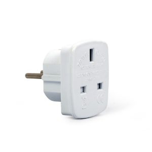 CABLEXPERT AC POWER ADAPTER UK SOCKET TO EU SCHUKO PLUG 7