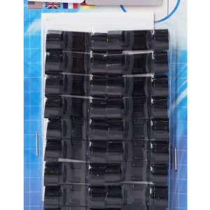 Οργανωτές καλωδίων AG702D με αυτοκόλλητο, 3x1.1x0.7cm, μαύρο, 20τμχ 3 μαύρο