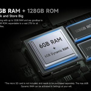 ULEFONE smartphone Armor X16, 6.56", 6/128GB, 10360mAh, IP68/IP69K/MIL-STD-810H, μαύρο 3 6/128GB