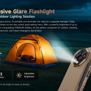 ULEFONE smartphone Armor X16 Pro, 6.56", 8/256GB, 5G, 10360mAh, IP68/IP69K/MIL-STD-810H, μαύρο 4 5G