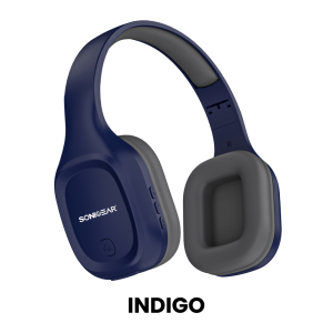 SONICGEAR BT5.4 OVER-EAR HEADPHONES AIRPHONE 5 INDIGO