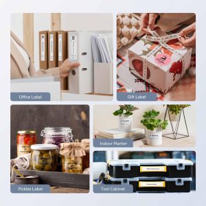 NIIMBOT smart θερμικός εκτυπωτής ετικετών B31, 203dpi, Bluetooth, μπλε 4 μπλε