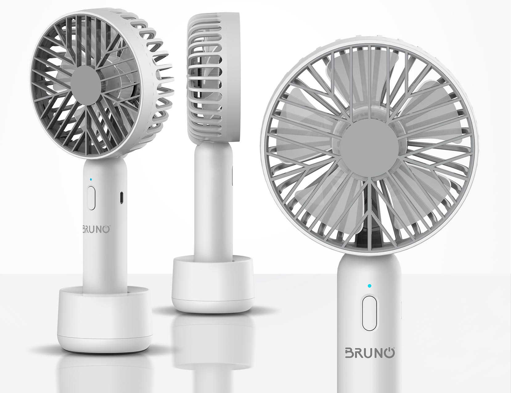 BRUNO BRN-0229 Φορητός ανεμιστήρας χειρός επαναφορτιζόμενος BRUNO BRN-0229 Φορητός ανεμιστήρας χειρός επαναφορτιζόμενος